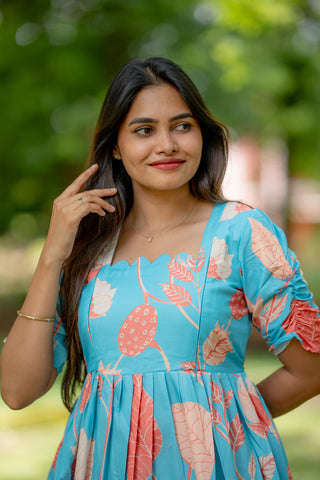 CORAL WATERLILIY | MATERNITY MAXI ANKLE LENGTH