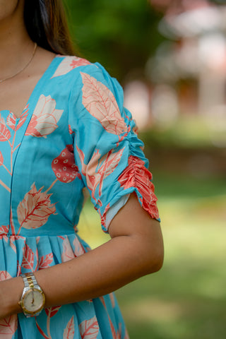 CORAL WATERLILIY | MATERNITY MAXI ANKLE LENGTH