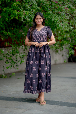 WAVY LOTUS | MATERNITY MAXI FULL LENGTH