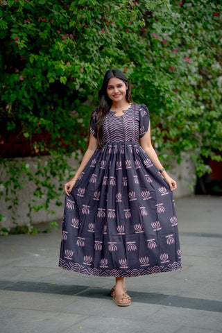 WAVY LOTUS | MATERNITY MAXI FULL LENGTH