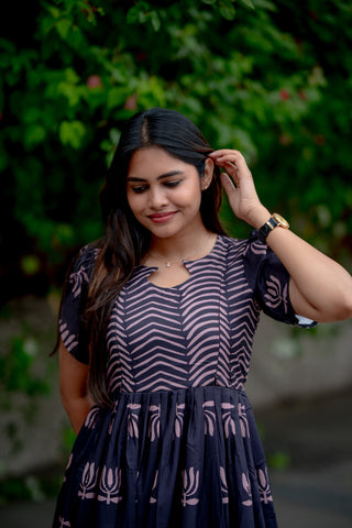 WAVY LOTUS | MATERNITY MAXI FULL LENGTH