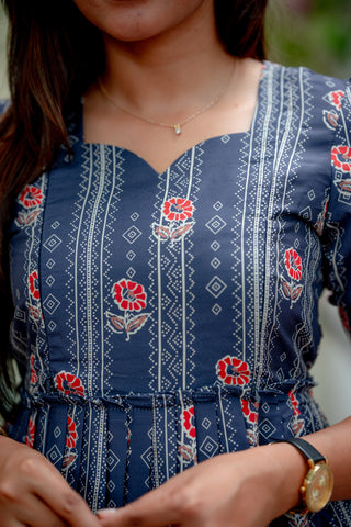 HANGING FLOWERS | MATERNITY MAXI ANKLE LENGTH