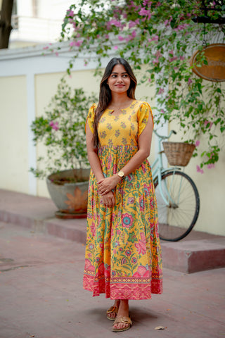 TURMERIC VINTAGE | MATERNITY MAXI FULL LENGTH