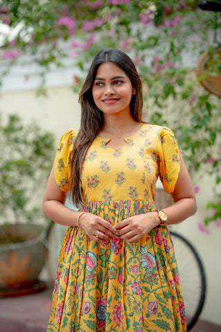 TURMERIC VINTAGE | MATERNITY MAXI FULL LENGTH