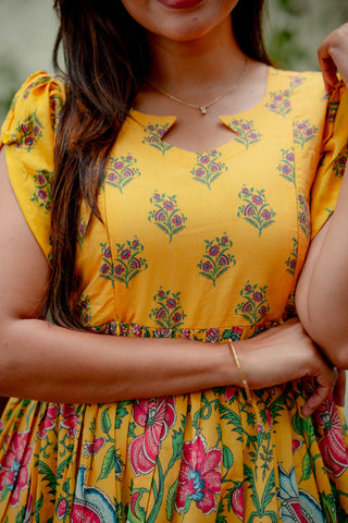 TURMERIC VINTAGE | MATERNITY MAXI FULL LENGTH