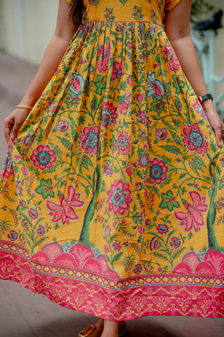 TURMERIC VINTAGE | MATERNITY MAXI FULL LENGTH
