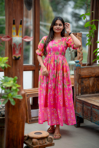 FAIRY PRINCESS | MATERNITY GEORGETTE MAXI FULL LENGTH