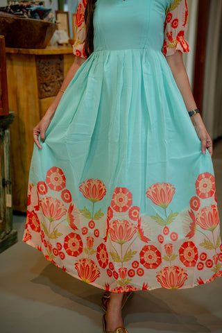 KOLLAM | MATERNITY GEORGETTE MAXI FULL LENGTH