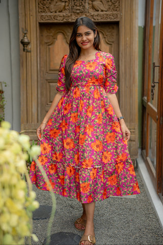 MARIGOLD MANIA | MATERNITY MAXI ANKLE LENGTH