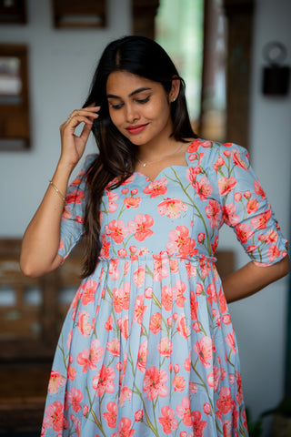 FLORAL GRACE | MATERNITY MAXI ANKLE LENGTH