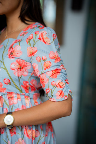 FLORAL GRACE | MATERNITY MAXI ANKLE LENGTH