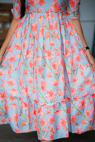 FLORAL GRACE | MATERNITY MAXI ANKLE LENGTH