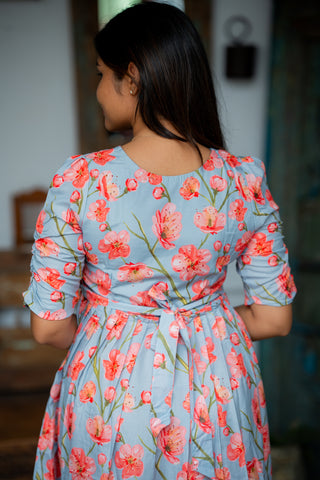 FLORAL GRACE | MATERNITY MAXI ANKLE LENGTH