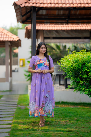 SWANN & DUCK | MATERNITY GEORGETTE MAXI FULL LENGTH