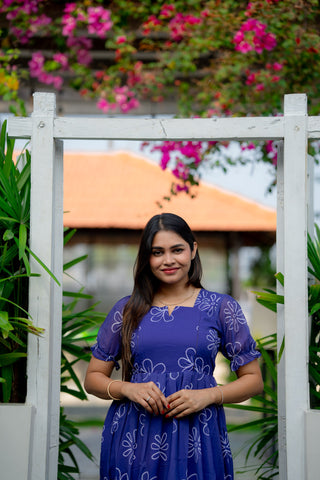 DOODLE DAISY | MATERNITY GEORGETTE MAXI ANKLE LENGTH
