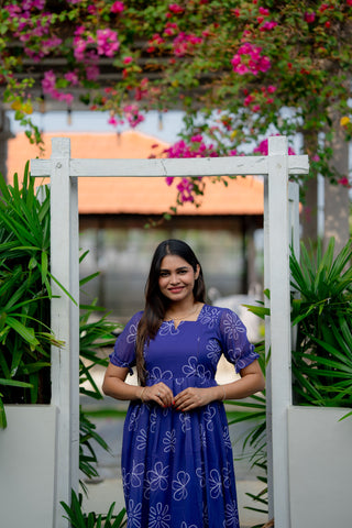 DOODLE DAISY | MATERNITY GEORGETTE MAXI ANKLE LENGTH