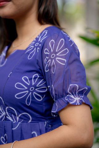 DOODLE DAISY | MATERNITY GEORGETTE MAXI ANKLE LENGTH