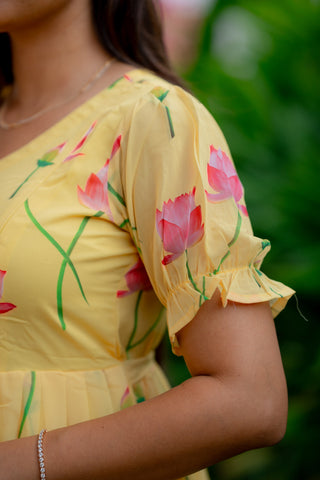 SUNKISSED LOTUS | MATERNITY GEORGETTE MAXI ANKLE LENGTH