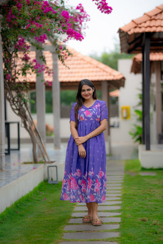 HIBISCUS | MATERNITY GEORGETTE MAXI ANKLE LENGTH