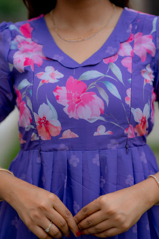 HIBISCUS | MATERNITY GEORGETTE MAXI ANKLE LENGTH