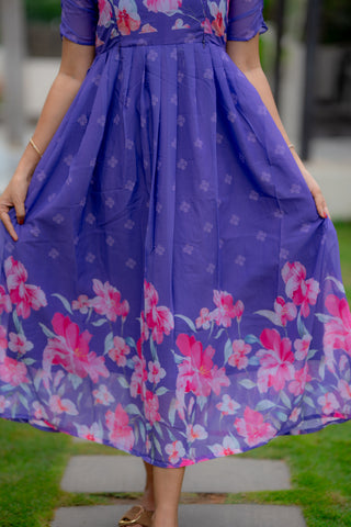HIBISCUS | MATERNITY GEORGETTE MAXI ANKLE LENGTH