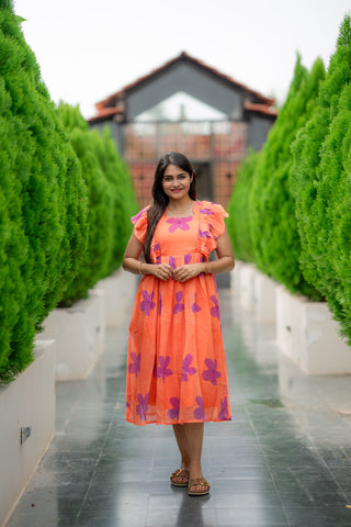 ZARIA SOL | MATERNITY GEORGETTE MAXI ANKLE LENGTH