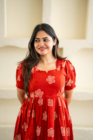 RUSTIC KOLLAM | MATERNITY MAXI ANKLE LENGTH