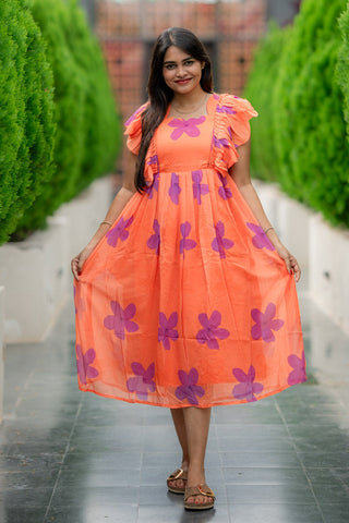 ZARIA SOL | MATERNITY GEORGETTE MAXI ANKLE LENGTH