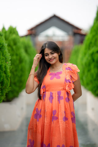 ZARIA SOL | MATERNITY GEORGETTE MAXI ANKLE LENGTH