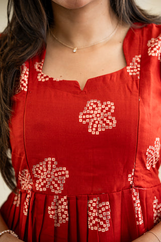 RUSTIC KOLLAM | MATERNITY MAXI ANKLE LENGTH