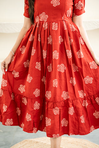 RUSTIC KOLLAM | MATERNITY MAXI ANKLE LENGTH