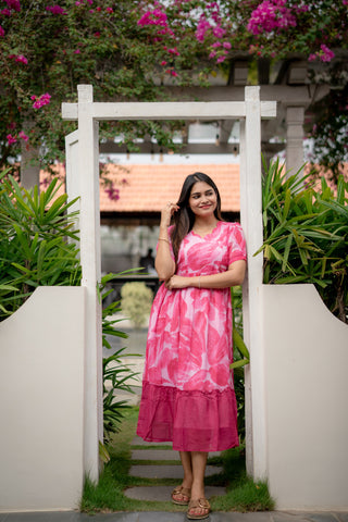 ROSARIA | MATERNITY GEORGETTE MAXI ANKLE LENGTH
