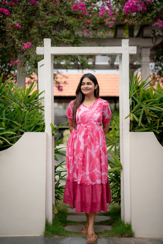 ROSARIA | MATERNITY GEORGETTE MAXI ANKLE LENGTH