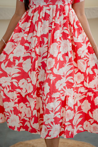 TROPICAL PEONY | MATERNITY MAXI ANKLE LENGTH