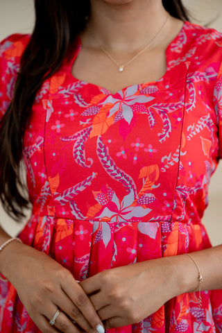ENCHANTED ORCHID | MATERNITY MAXI ANKLE LENGTH