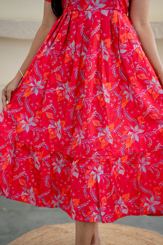 ENCHANTED ORCHID | MATERNITY MAXI ANKLE LENGTH