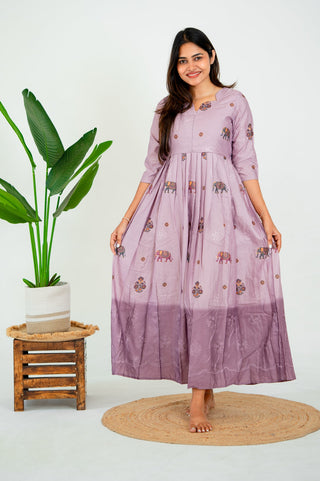 PRECIOUS ELEPHANT | MATERNITY MAXI FULL LENGTH