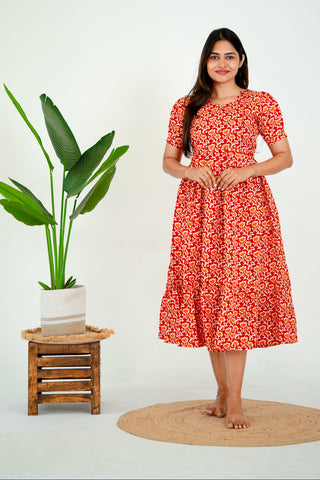 BERRY BLOOM | MATERNITY MAXI ANKLE LENGTH