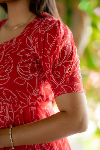 RUBY FLARE | MATERNITY GEORGETTE MAXI ANKLE LENGTH