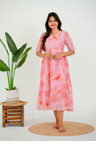 SPARROW | MATERNITY GEORGETTE MAXI ANKLE LENGTH