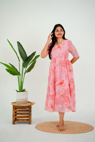 SPARROW | MATERNITY GEORGETTE MAXI ANKLE LENGTH