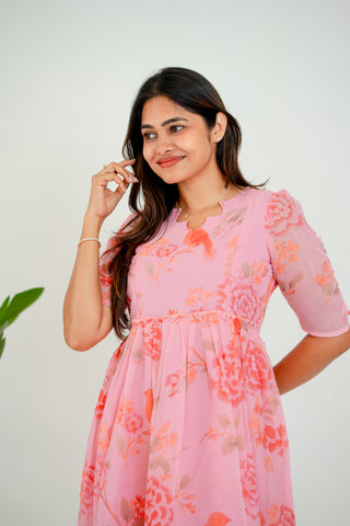 SPARROW | MATERNITY GEORGETTE MAXI ANKLE LENGTH