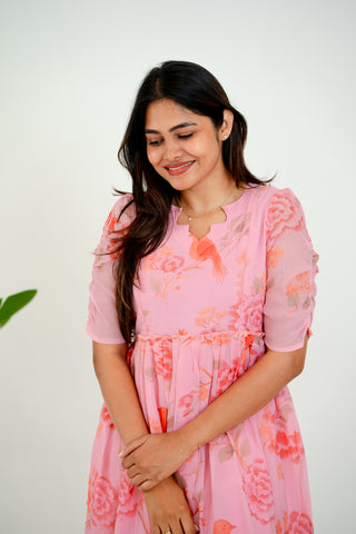 SPARROW | MATERNITY GEORGETTE MAXI ANKLE LENGTH