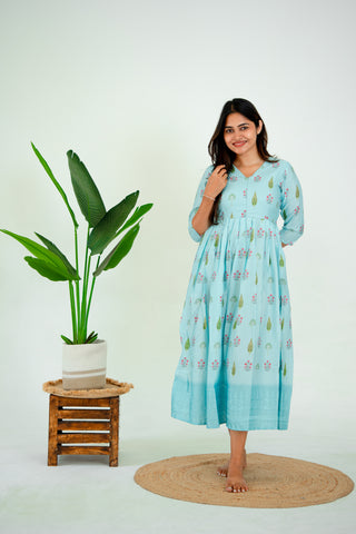 BHUTTA SCALLOP | MATERNITY MAXI ANKLE LENGTH