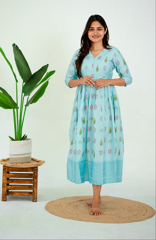BHUTTA SCALLOP | MATERNITY MAXI ANKLE LENGTH