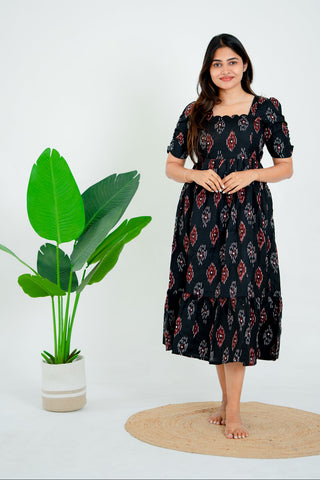 BLACK PARSLEY | MATERNITY MAXI ANKLE LENGTH
