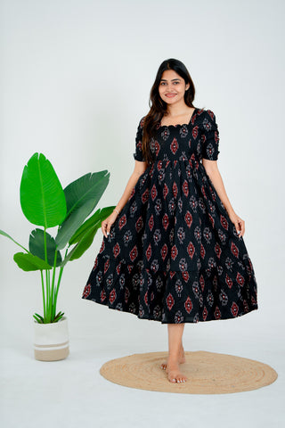 BLACK PARSLEY | MATERNITY MAXI ANKLE LENGTH