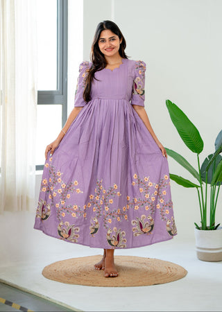 ELEGANT PEACOCK | MATERNITY MAXI FULL LENGTH