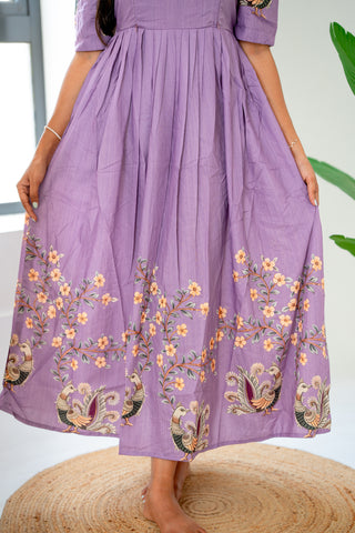 ELEGANT PEACOCK | MATERNITY MAXI FULL LENGTH