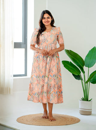 COLOURFUL LEAF | MATERNITY MAXI ANKLE LENGTH